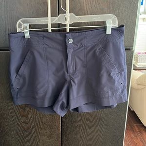 EUC Athleta Navy shorts.  Size 6